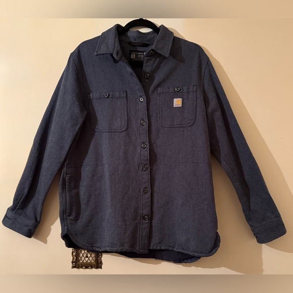 Carhartt Classic Denim Oversized Shacket (Shirt/Jacket) New! Size Medium - Picture 3 of 4